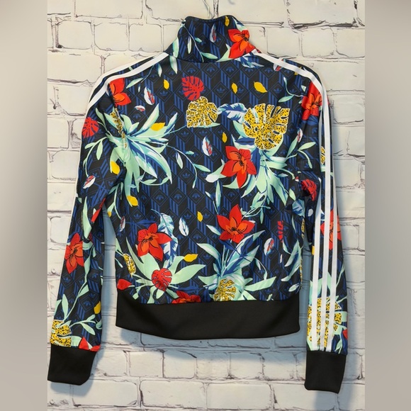 Adidas Originals x HER Studio London Track Jacket Size Small Tropical Leopard - Picture 9 of 10